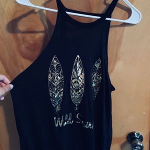 black free spirit halter top